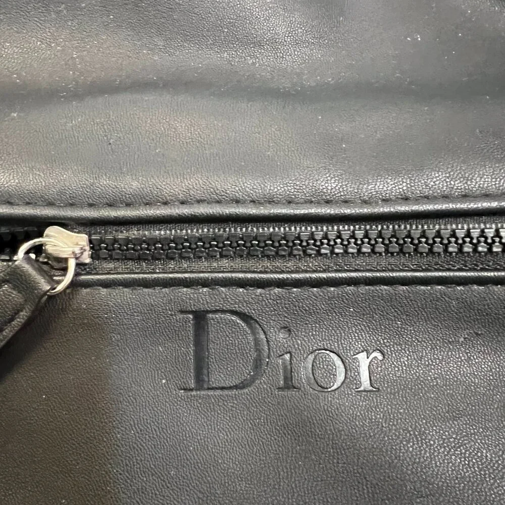 Dior Black Cosmetic Makeup Toiletry Bag Pouch – Travel Case – Unisex – Stylish